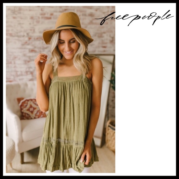 FREE PEOPLE BOHO SLIP DRESS A-LINE MINI A3C - Picture 8 of 8